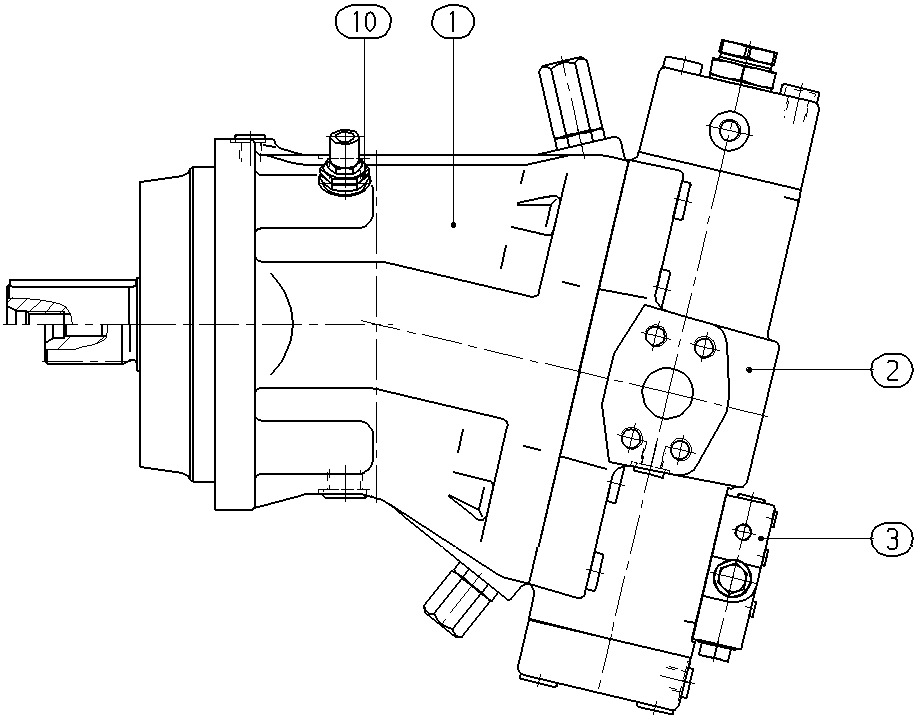 A A6V M 500 HA2 /63W1-VZH027D B-SO198 — Drawing