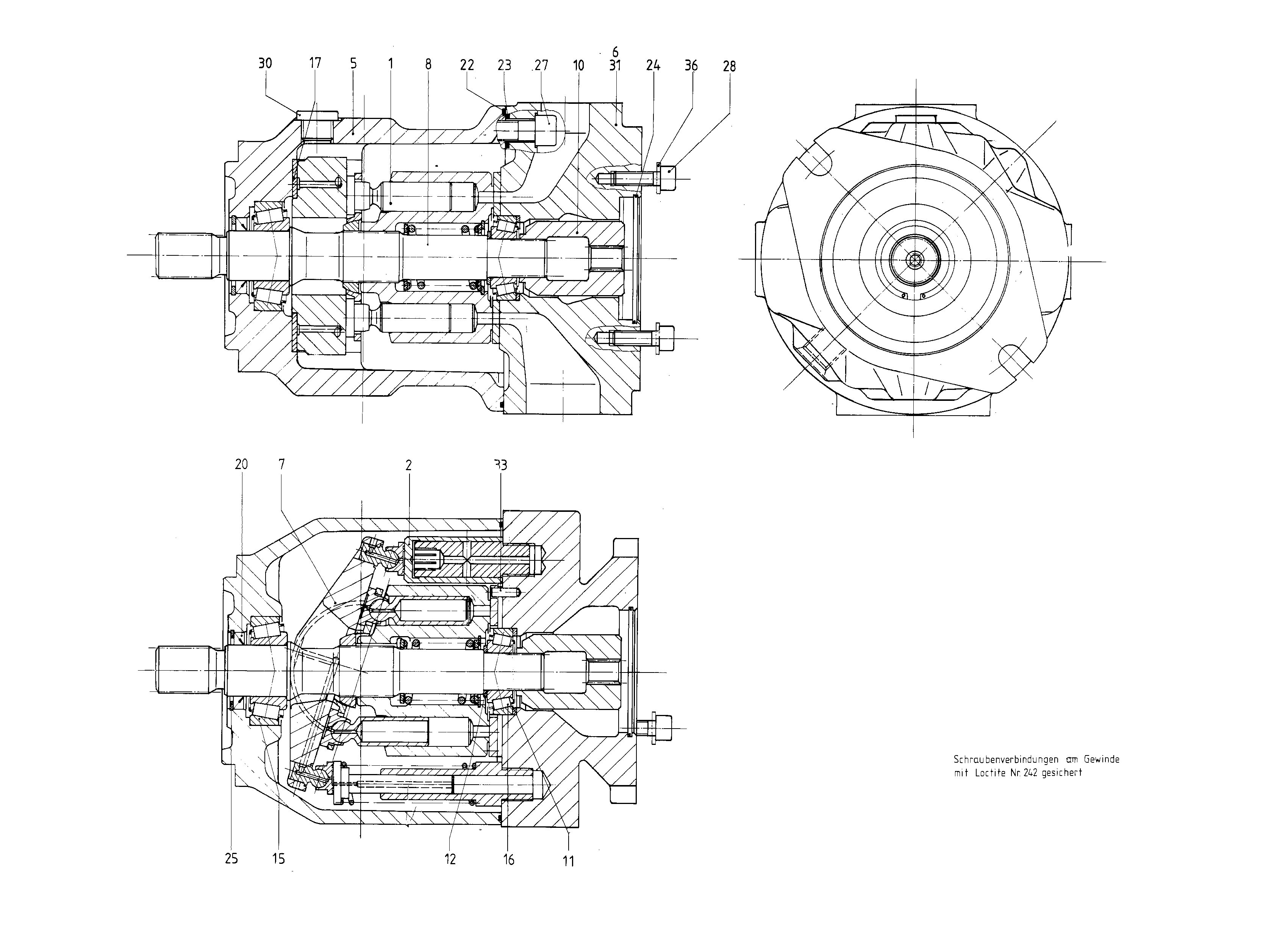 G A10V O 71 OV /31L-VSC62K07 -SO236 — Drawing