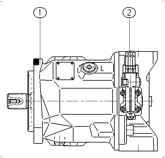 AH A10V O100 DFR1/31R-VUC62N00 -S1932 — Drawing