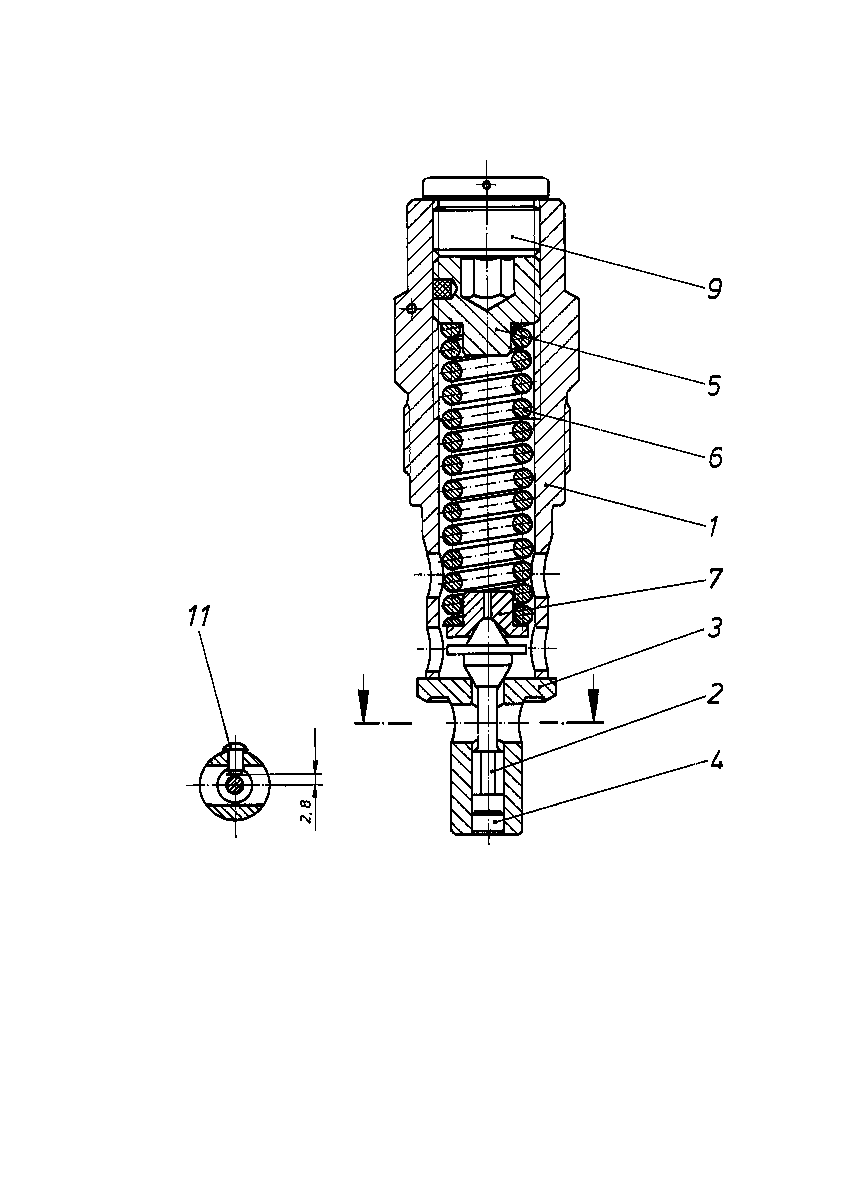 PRESSURE RELIEF VALVE — Drawing