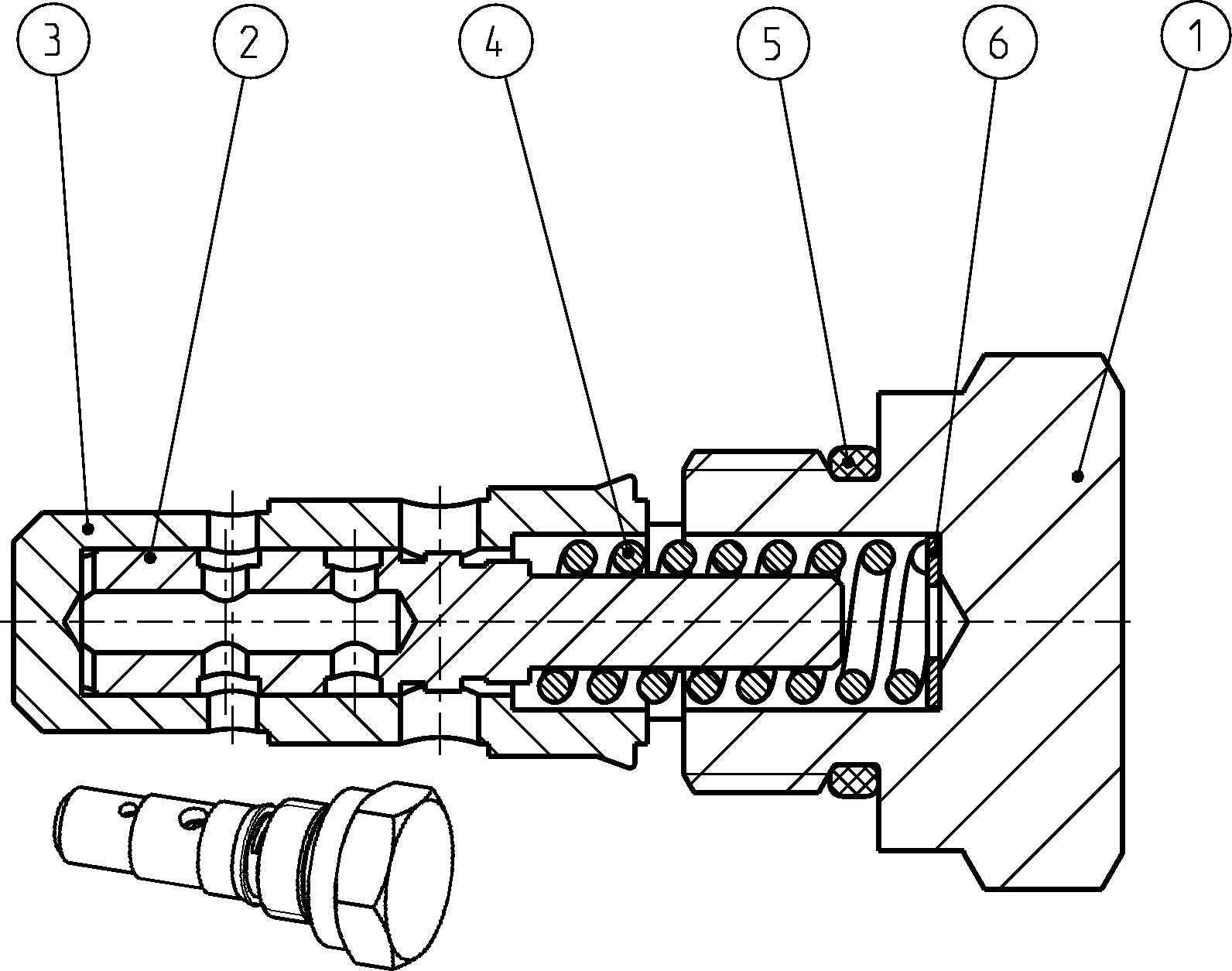 BRAKE RELEASE VALVE — Drawing