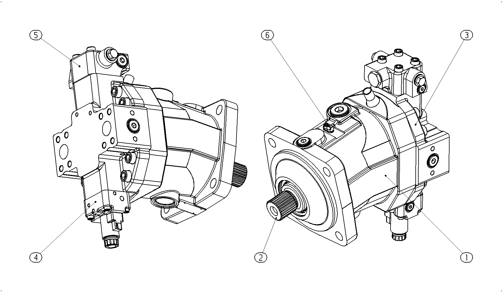 A6VM215EP100P000A/71MWV0S4A21KV-S — Drawing