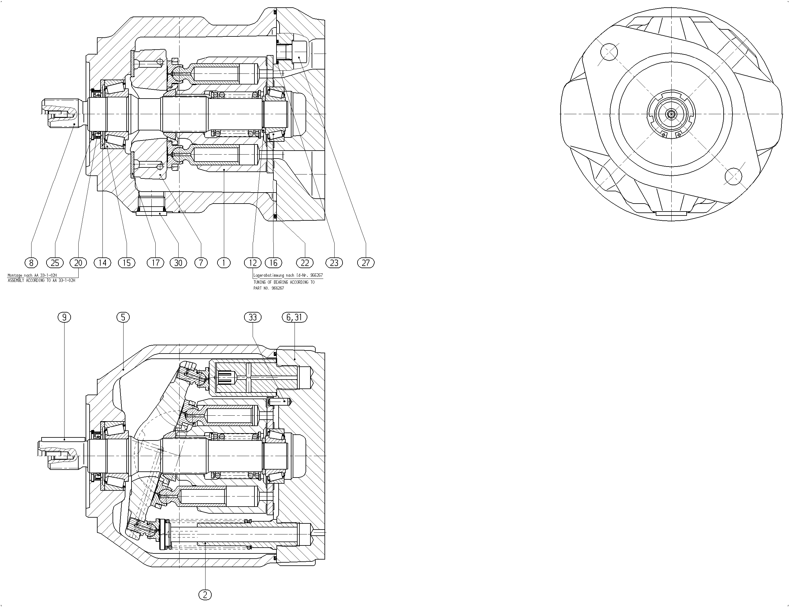 G A10V O 45 OV /31L-VSC11N00 -S1113 — Drawing