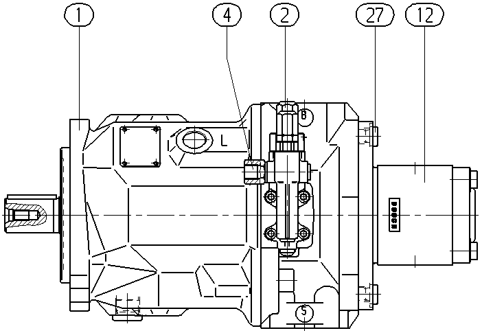 AA10VSO28DRG/31R-PPA12L60 — Drawing