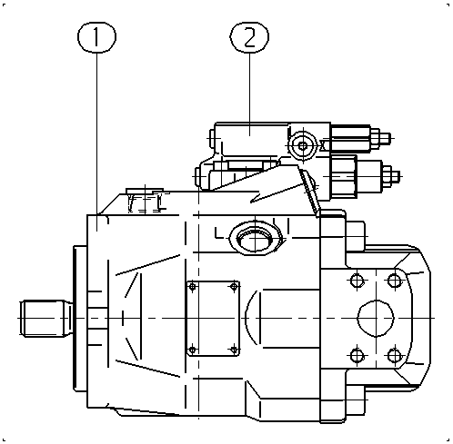AA10VO60DFR1/52L-VUC12N00-S1433 — Drawing