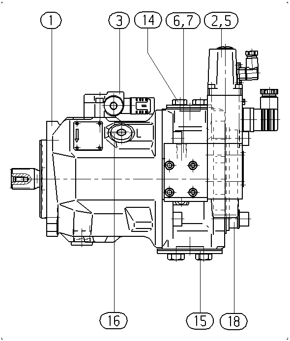 A A10VSO 45 FE1 /31R-PPA12K01 -SO105 — Drawing