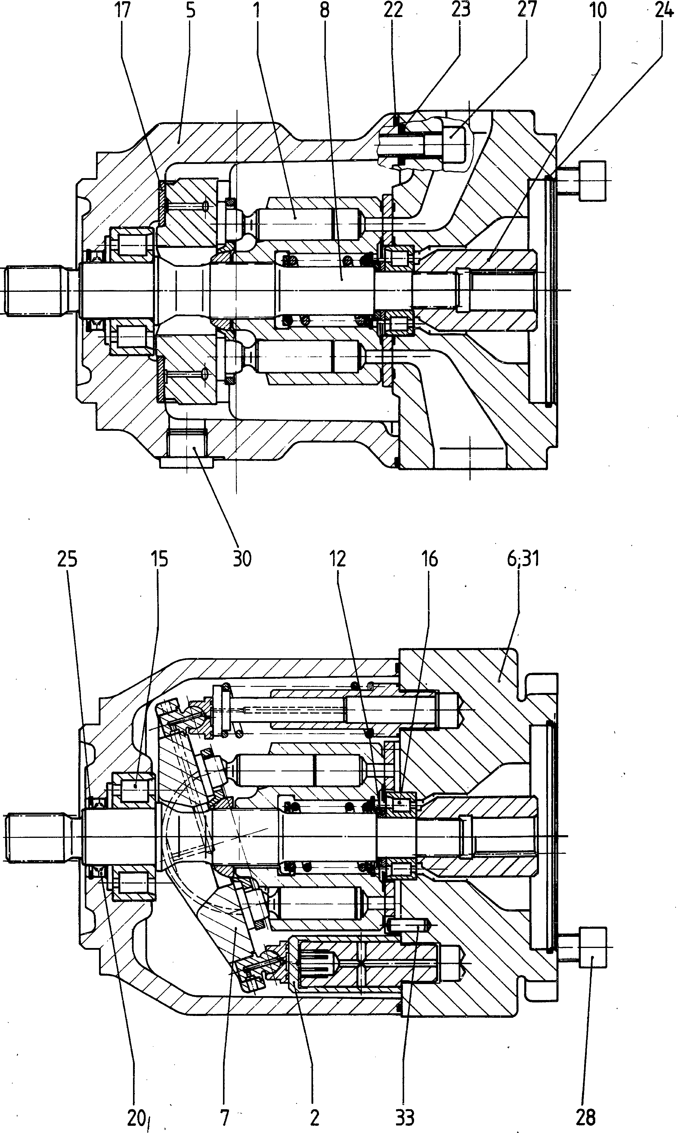 GE A10V O 28 OV /31R-PSC62K01 — Drawing