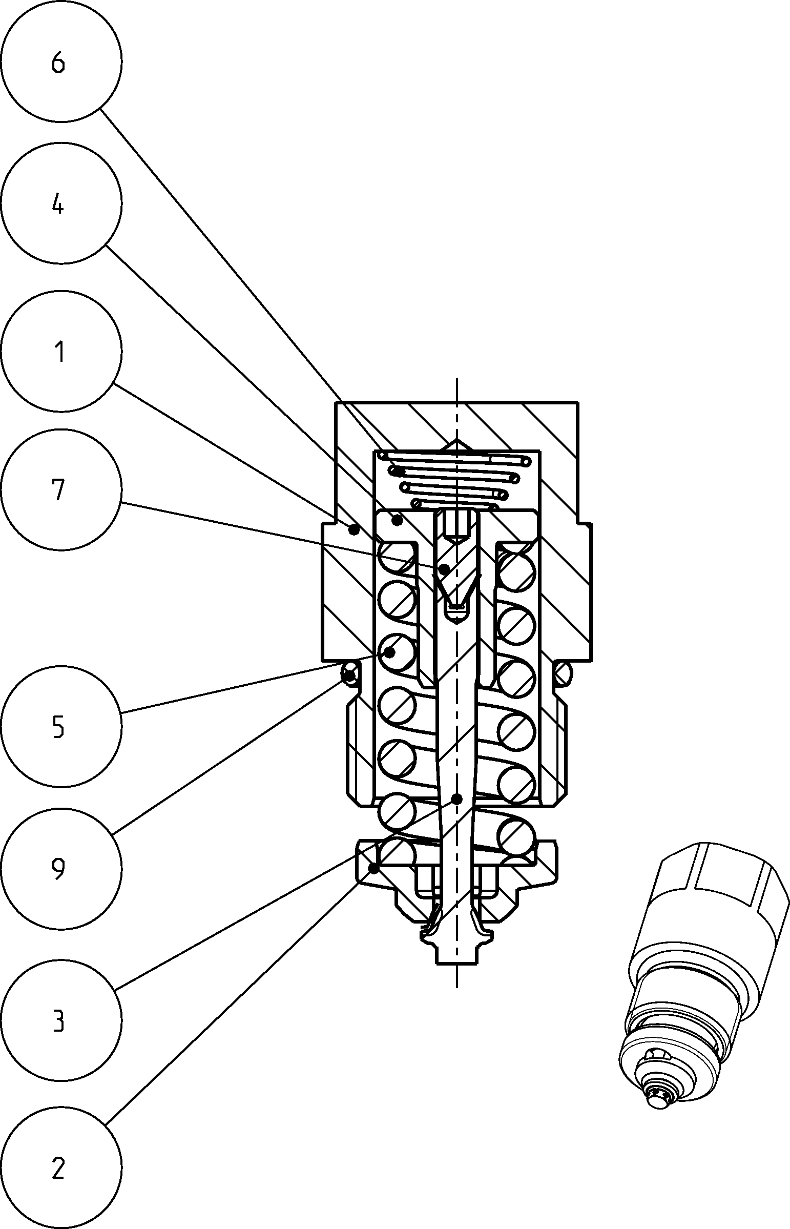 PRESSURE RELIEF VALVE — Drawing
