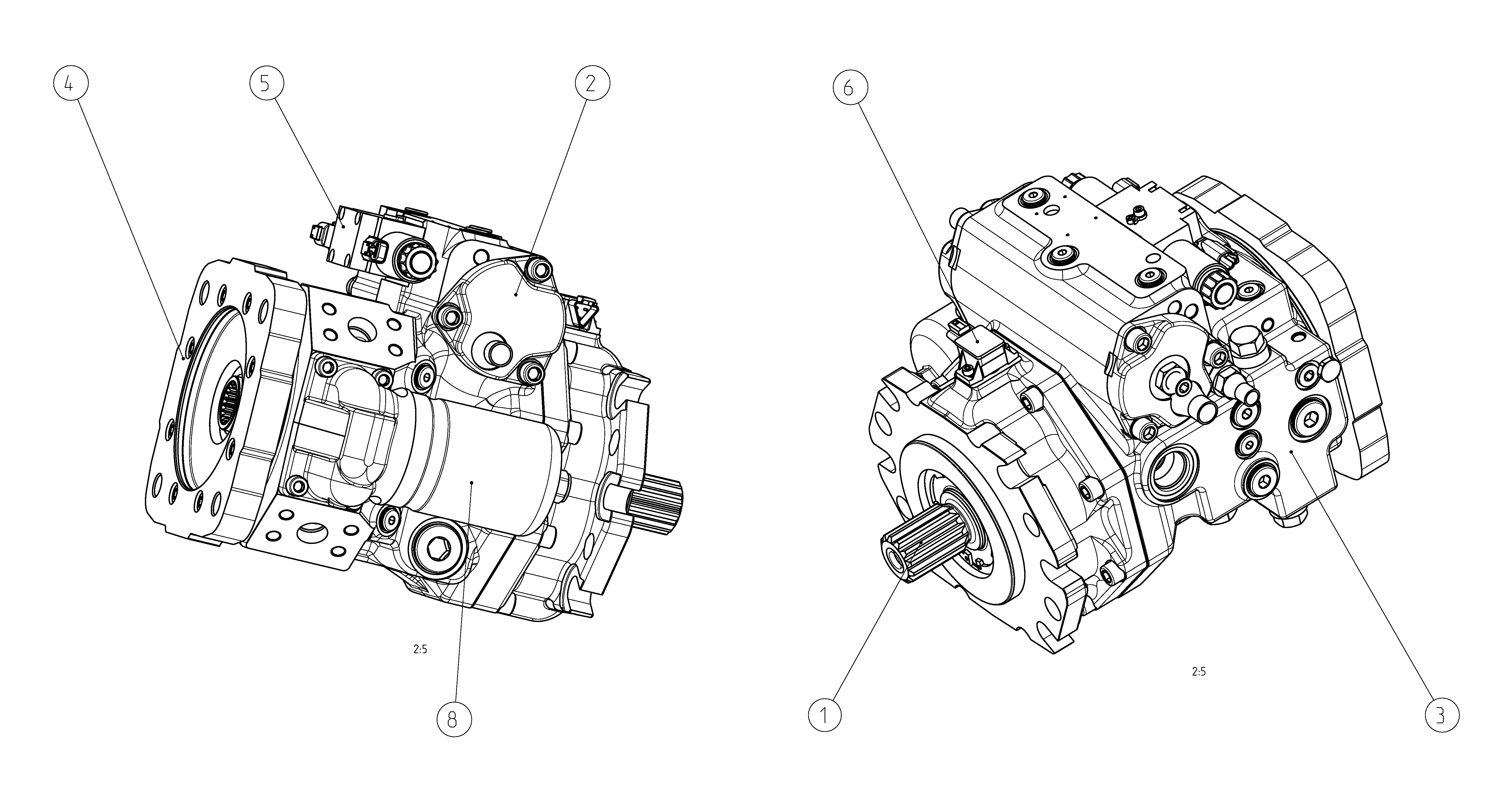 A4VG110EP2DPRM0/40MLND6T11FD4V8AF00-0 — Drawing