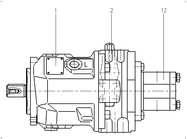 A A10VSO 28 DR /31L-PPA12G20 — Drawing