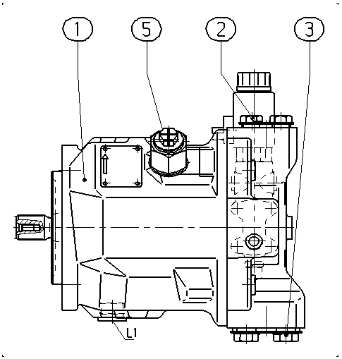 AL A10V O 45ED 73/31L-VSC12N00P — Drawing