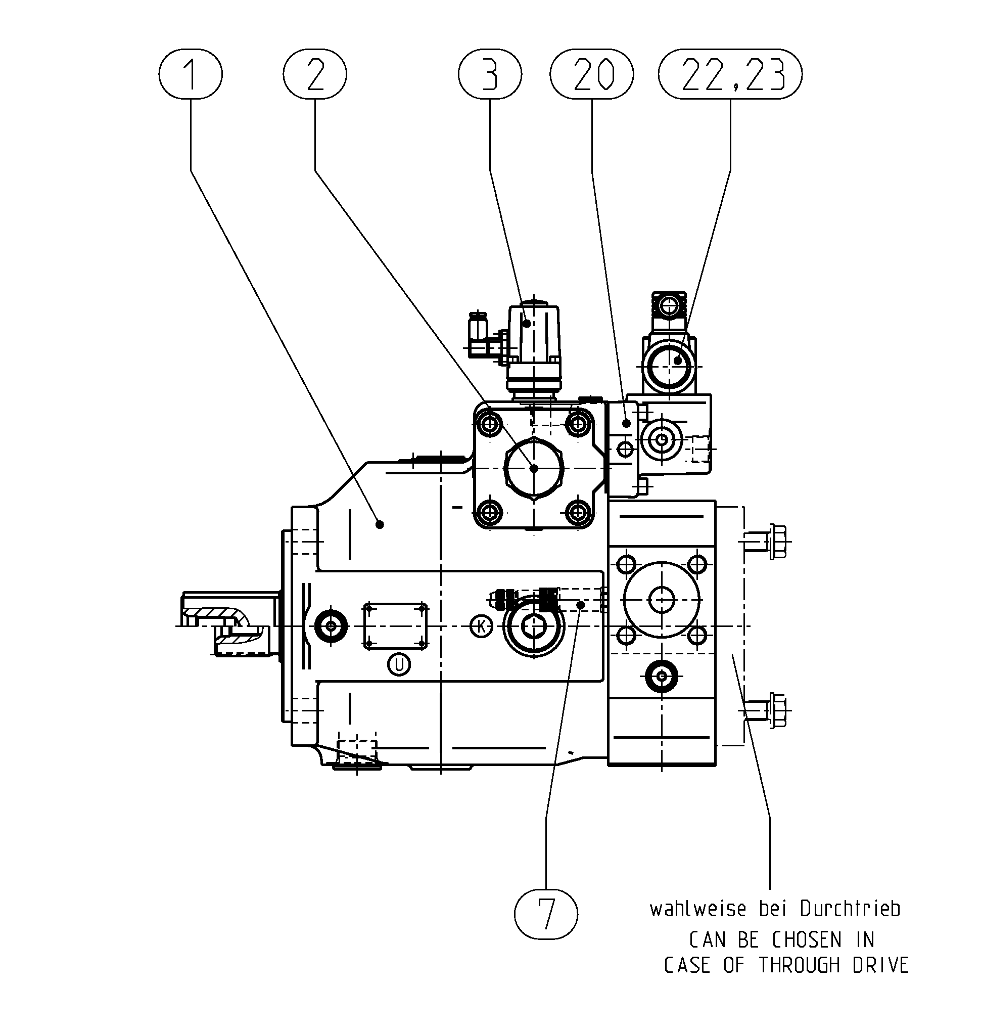 A A4VBO 125 HS4P /30R-VZB25K33 — Drawing