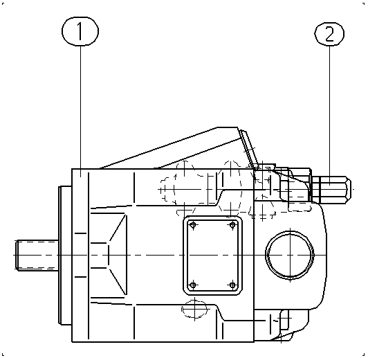 A A10VNO 45 DFR /52R-VRC07N00-S1341*SV* — Drawing