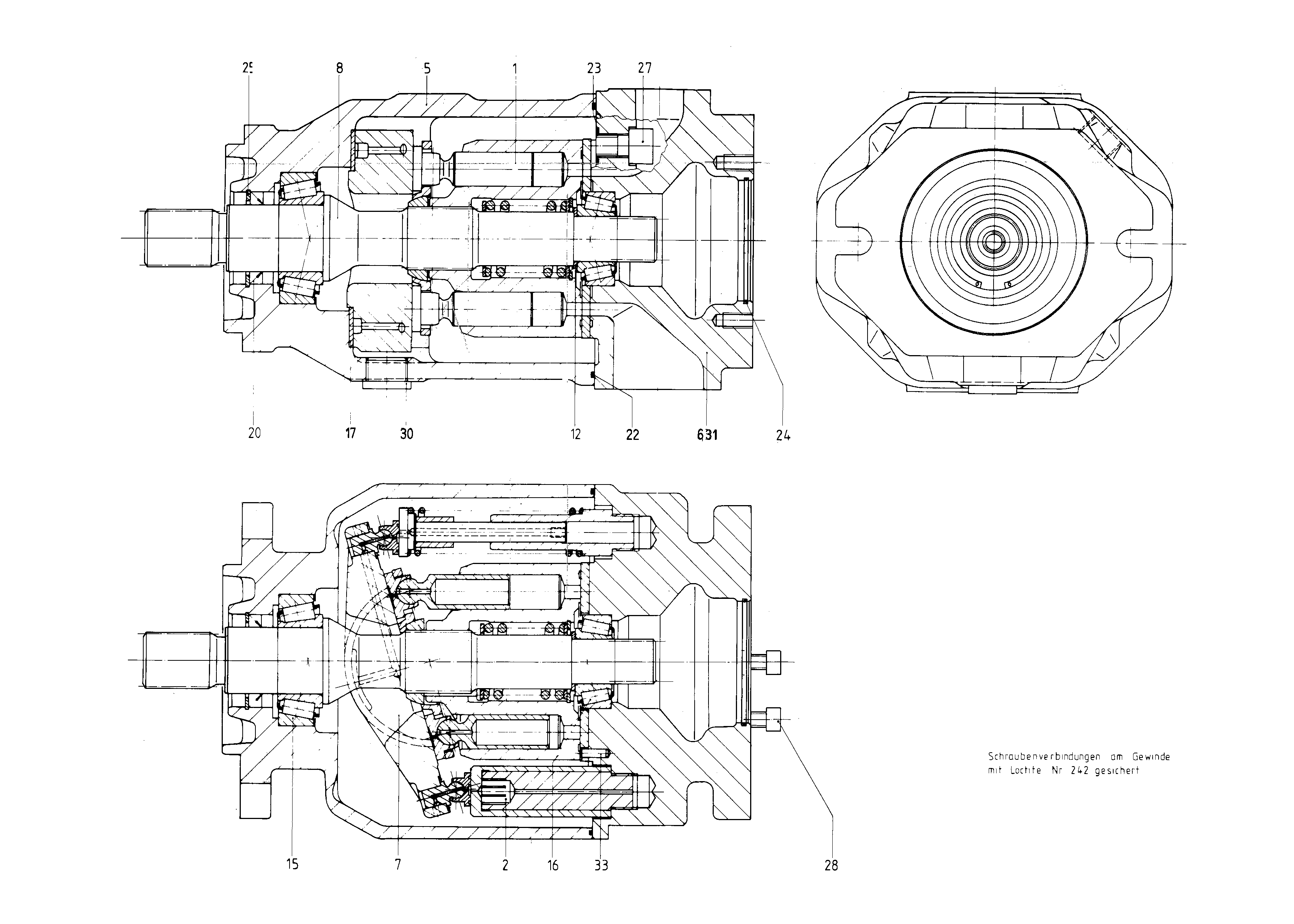 G A10VSO100 DFE /31R-VSA12KB3 LR -SO273 — Drawing