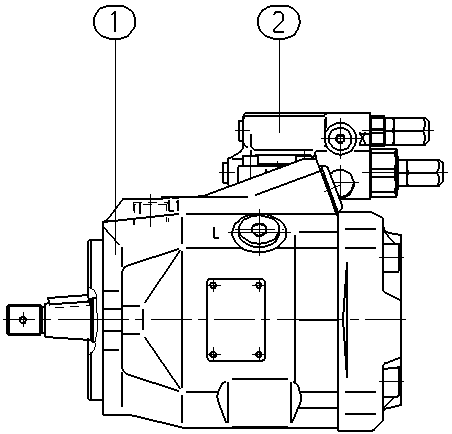A A10V O 45 DFR1/52L-VCC11N00 -S2646 — Drawing
