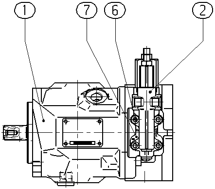 A A10VSO 18 DFR1/31R-VRA12KB2 -S2761 — Drawing