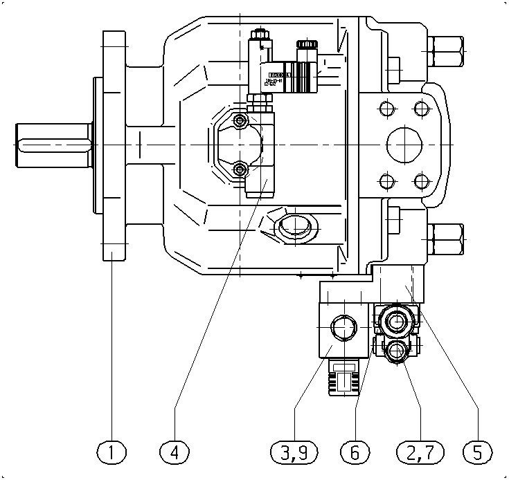 A A10VSO100 DR /31R-PPA12N00 -S1925 — Drawing