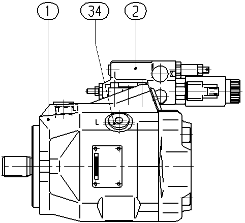 A A10V O 45ED 72/52R-VCC11N00P -S1457 — Drawing
