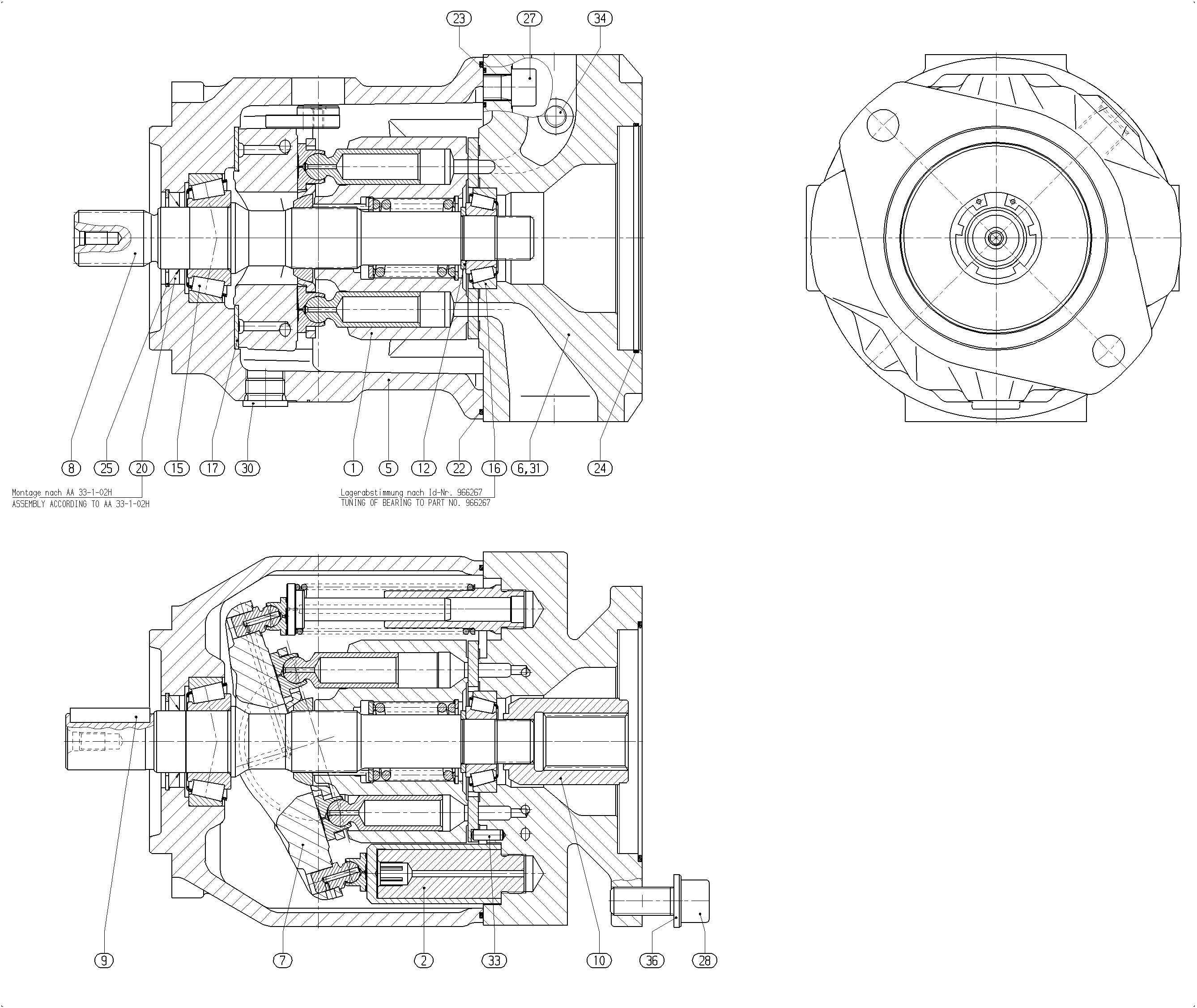 GH A10V O 71 OV /31R-VSC92K01 LR — Drawing