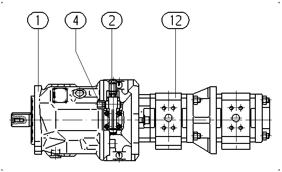 AA10VSO71DFR1/31R-PPA12X33 — Drawing