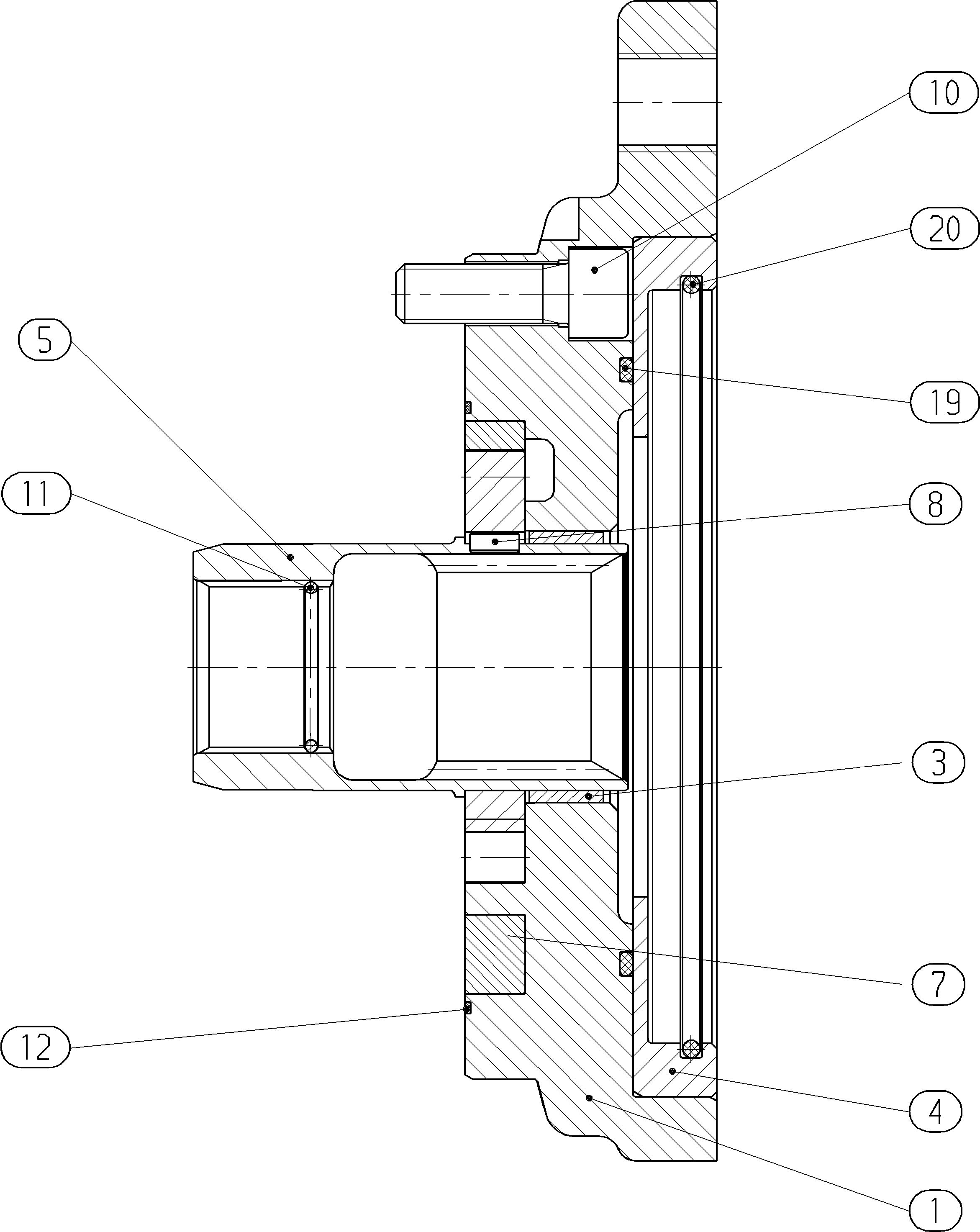 INTERNAL GEAR PUMP — Drawing