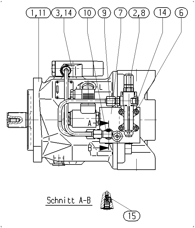 AA10VO100DFLR/31R-PUC62N00-S1036 — Drawing
