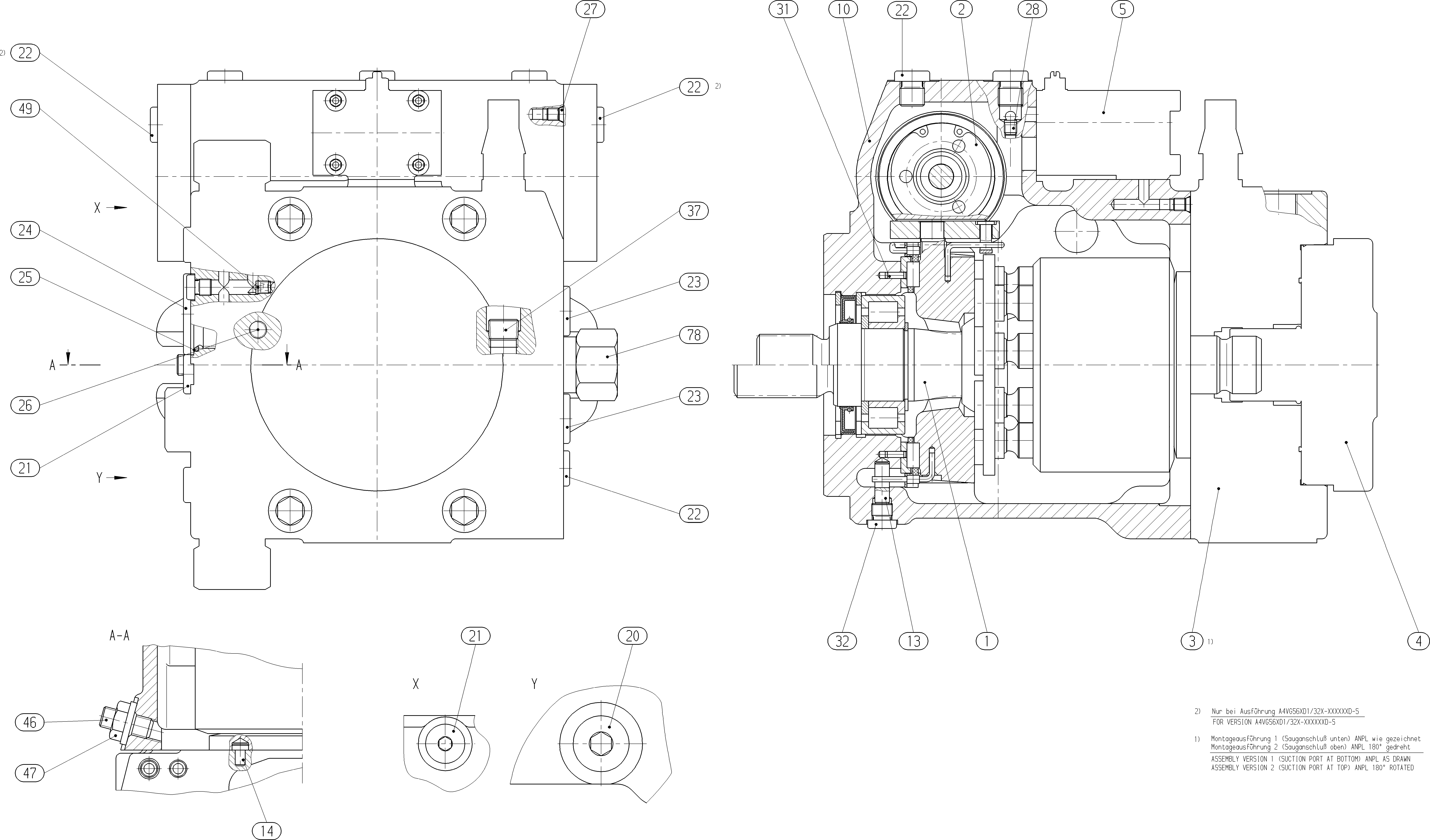 AA4VG56HWDL1/32R-NSC52F016D-S — Drawing