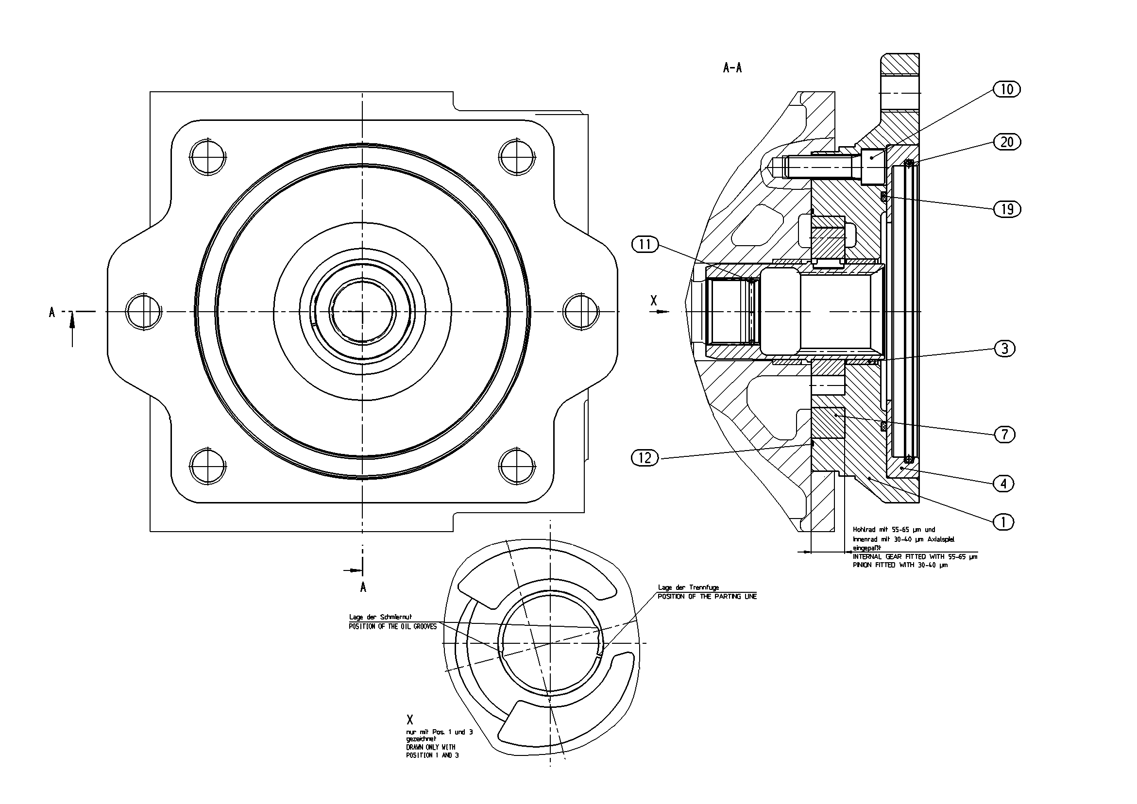 INTERNAL GEAR PUMP — Drawing