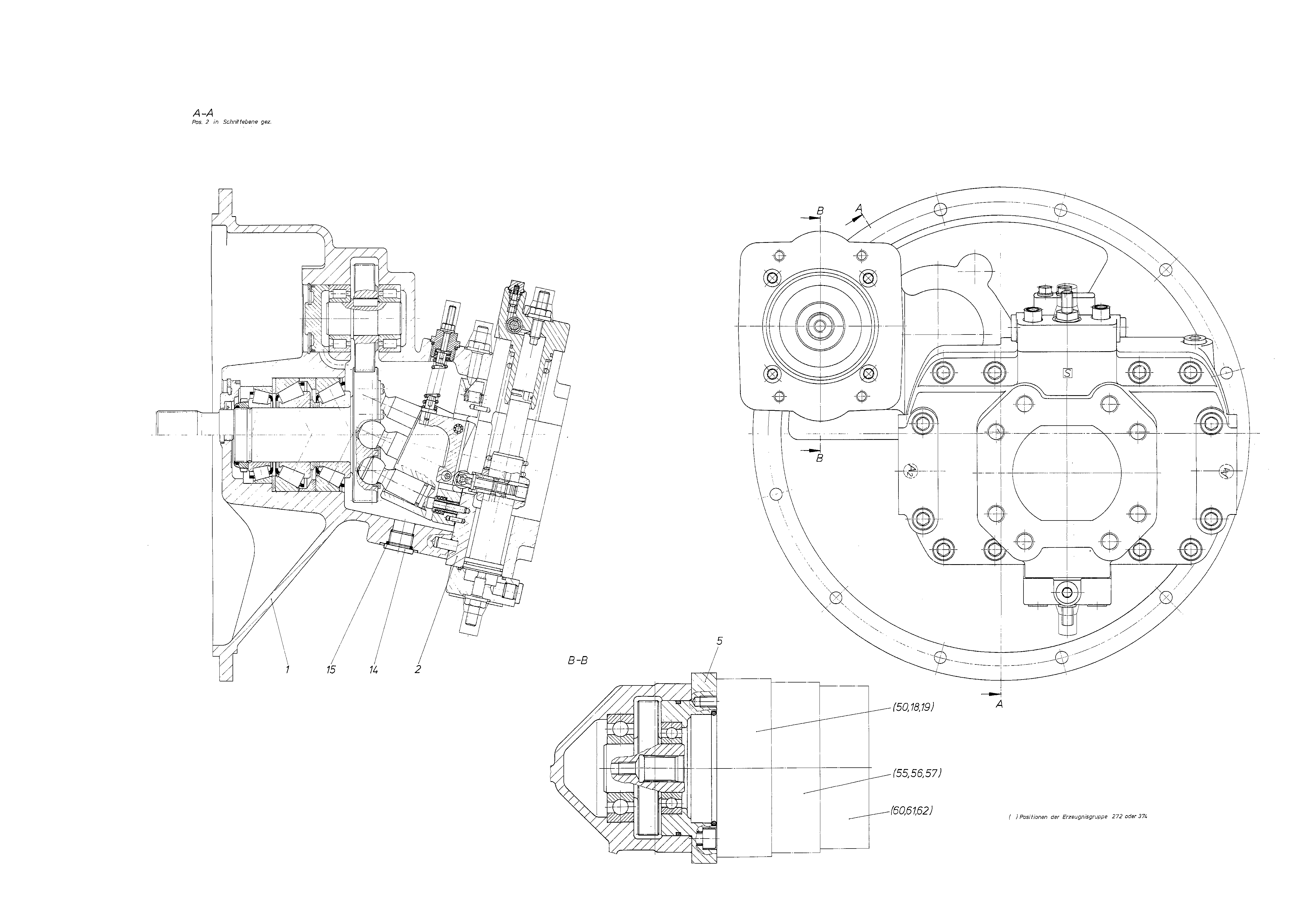 A8VO107SR/60R1+AA10VO100DFLR+AZPF-11 — Drawing
