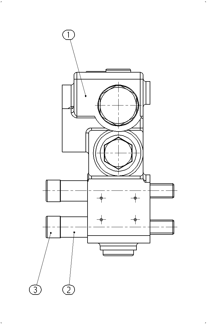 FLUSH/BOOST PRESSURE VALVE — Drawing