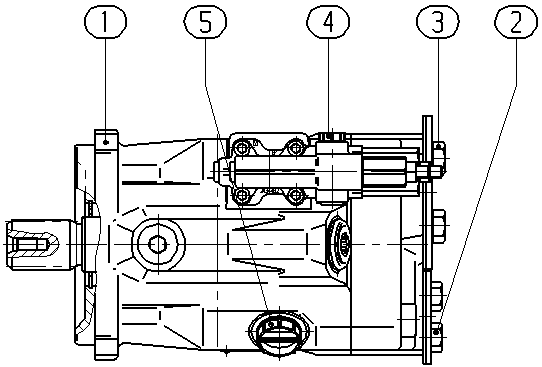 AL A10V O 60 DFR1/52L-VSD11N00 -S1485 — Drawing