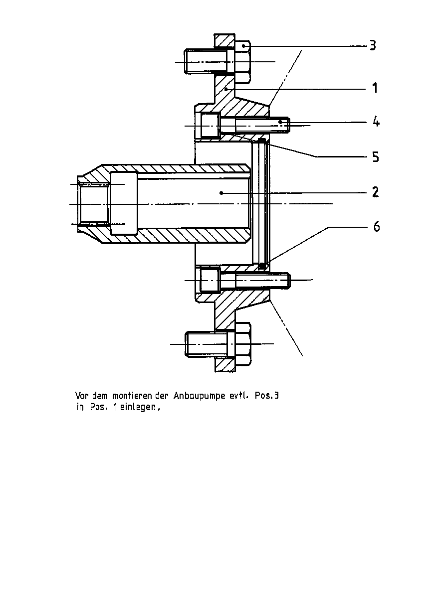 INTERMEDIATE FLANGE — Drawing