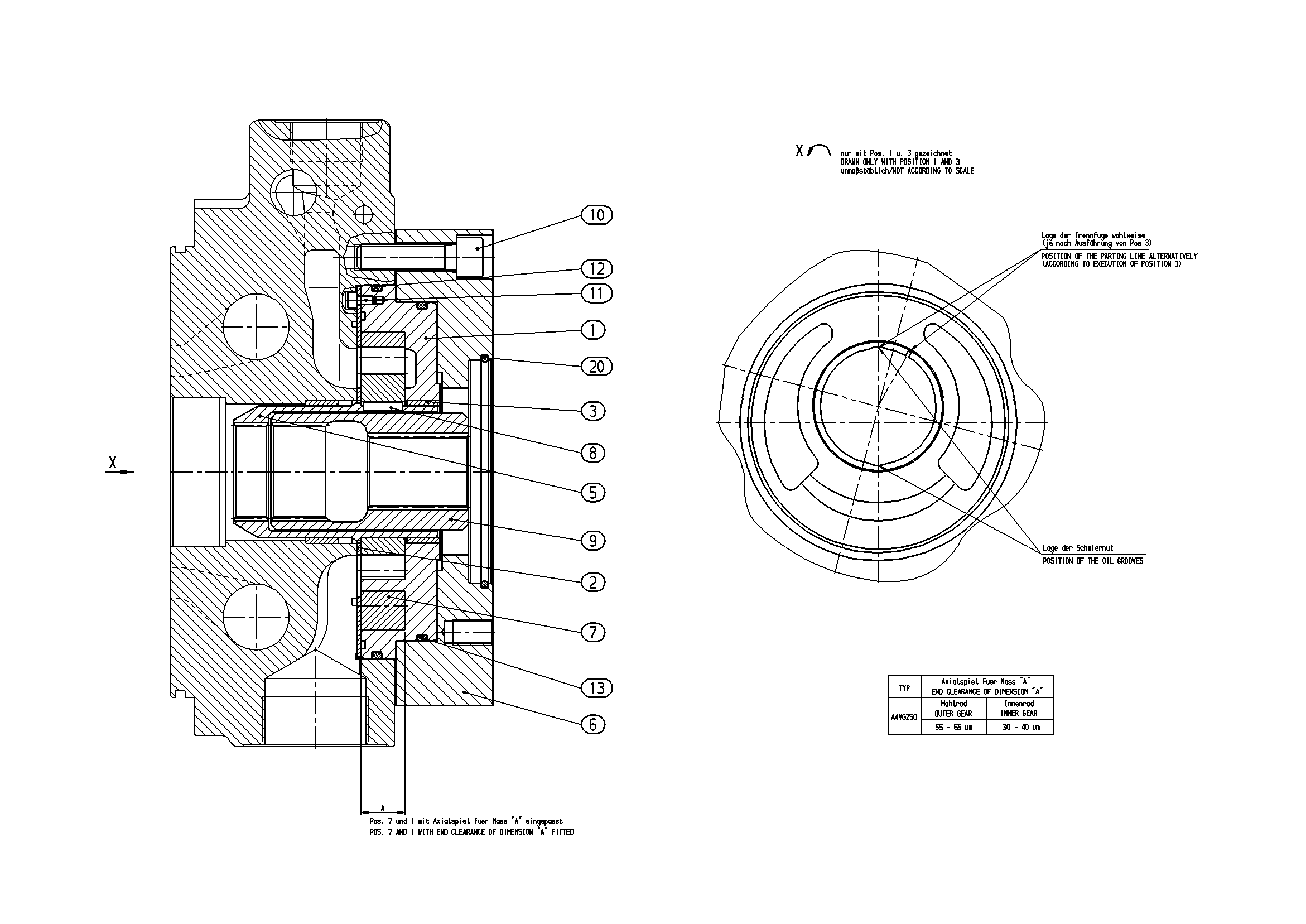 INTERNAL GEAR PUMP — Drawing