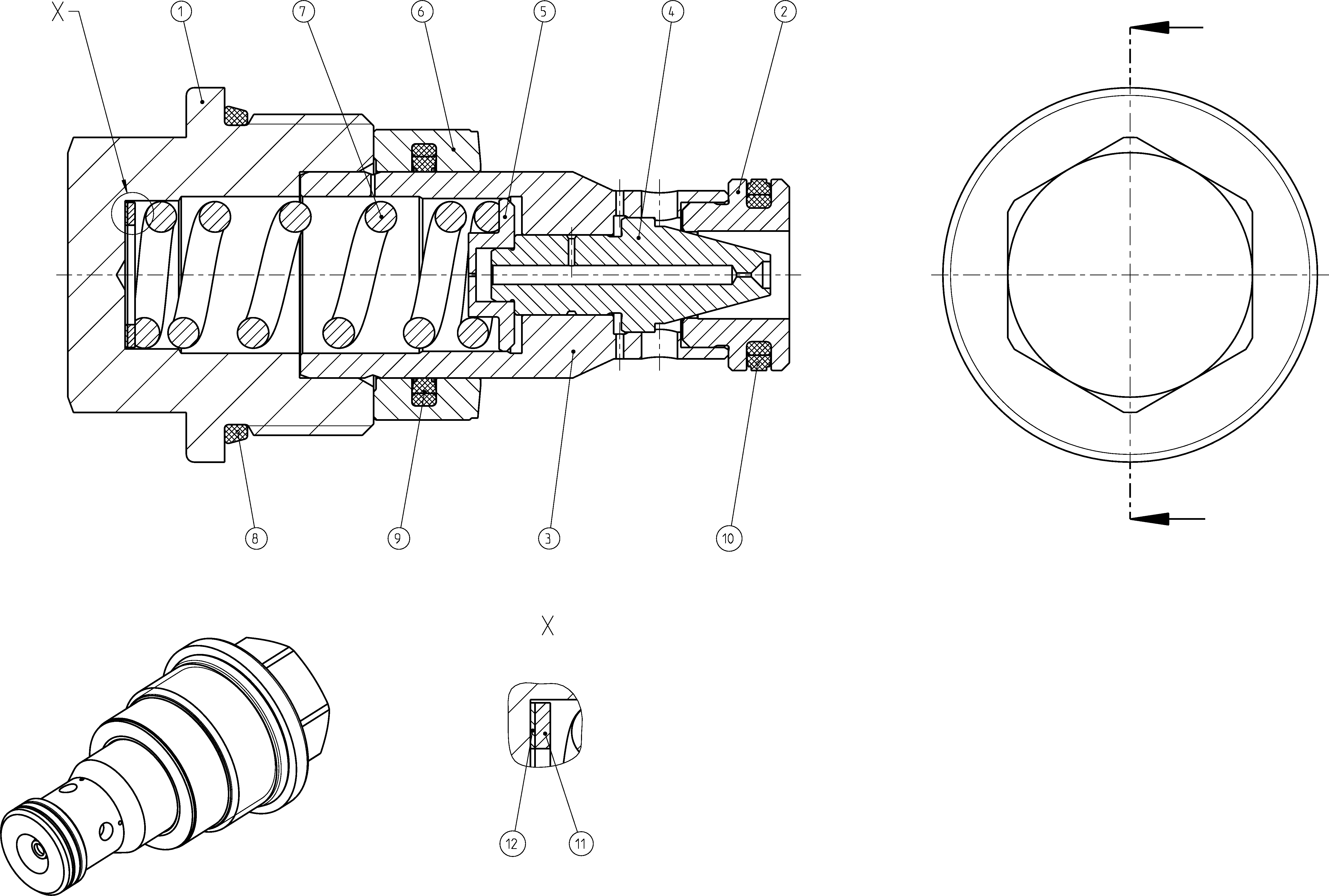 PRESSURE RELIEF VALVE — Drawing
