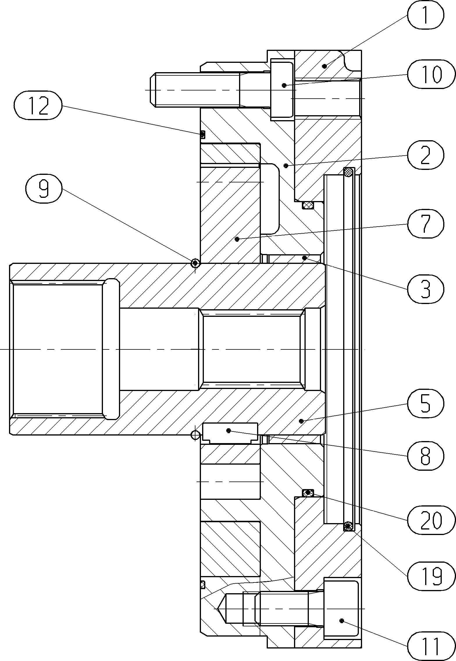 INTERNAL GEAR PUMP — Drawing