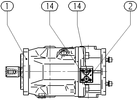 A A10V O140 DG /31R-VSD62K68 — Drawing