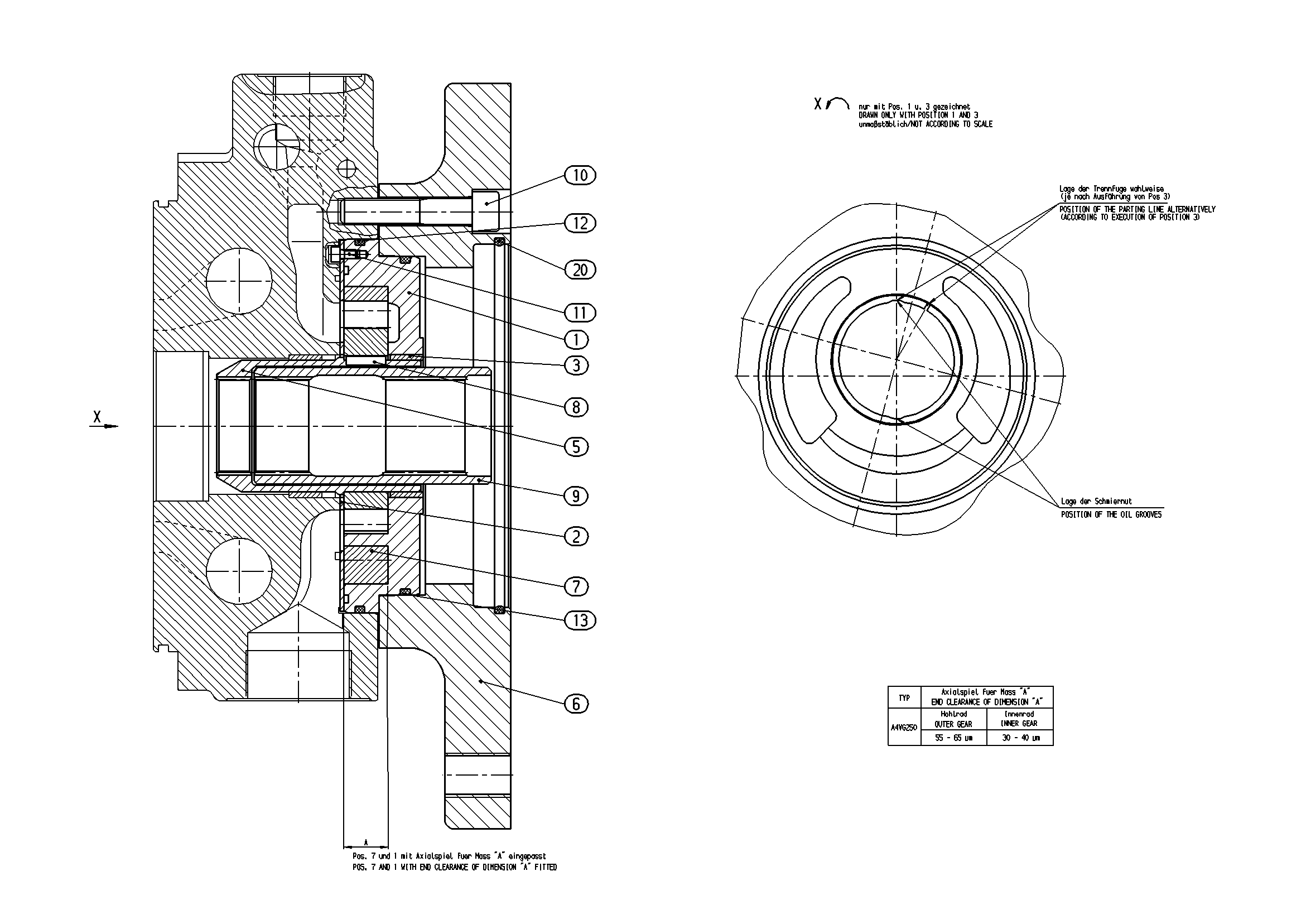 INTERNAL GEAR PUMP — Drawing