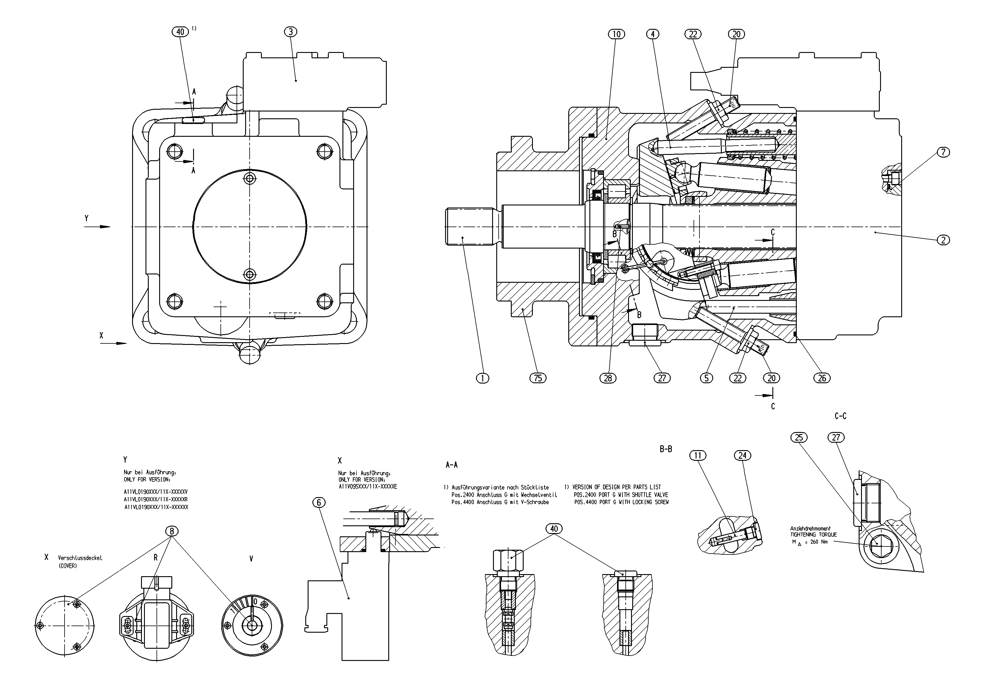 AA11VO75DRS/10R-NXX62K07-S — Drawing