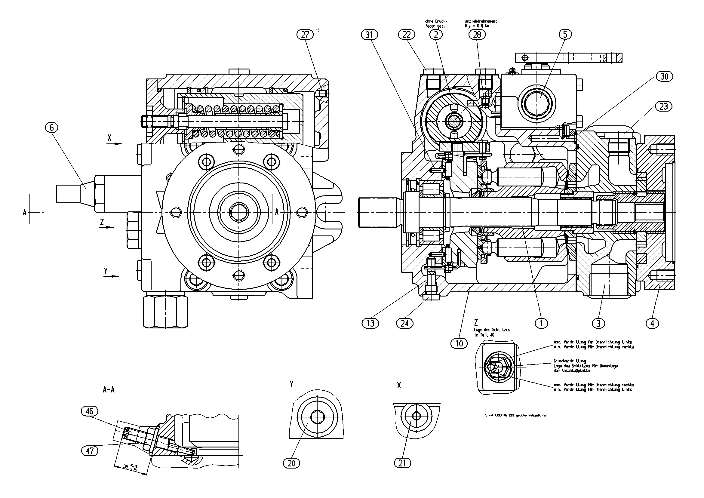 A11VG35HW2/12R-PSC10F012S — Drawing