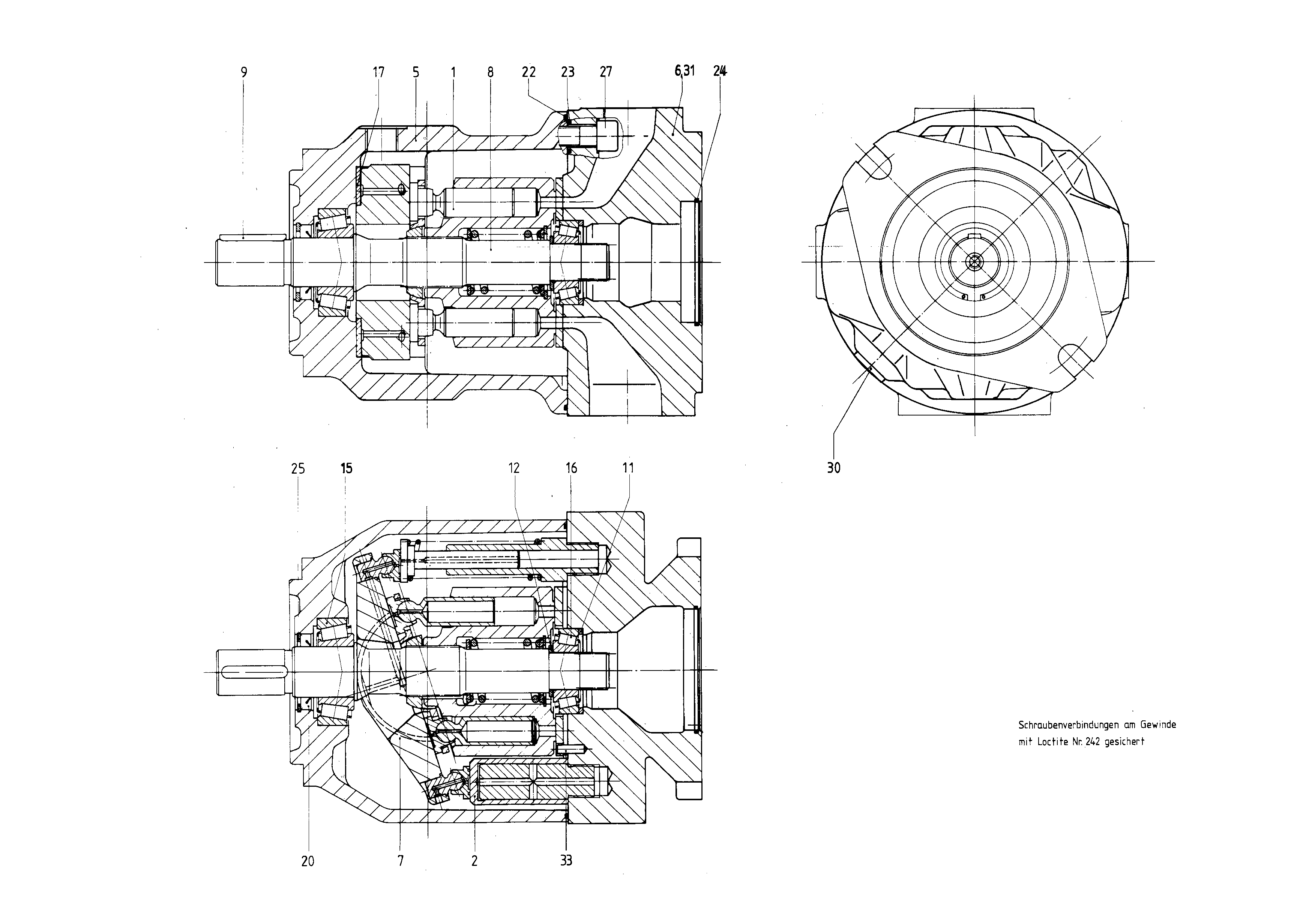 G A10VSO 71 OV /31R-PPA12KXX -SO 83 — Drawing