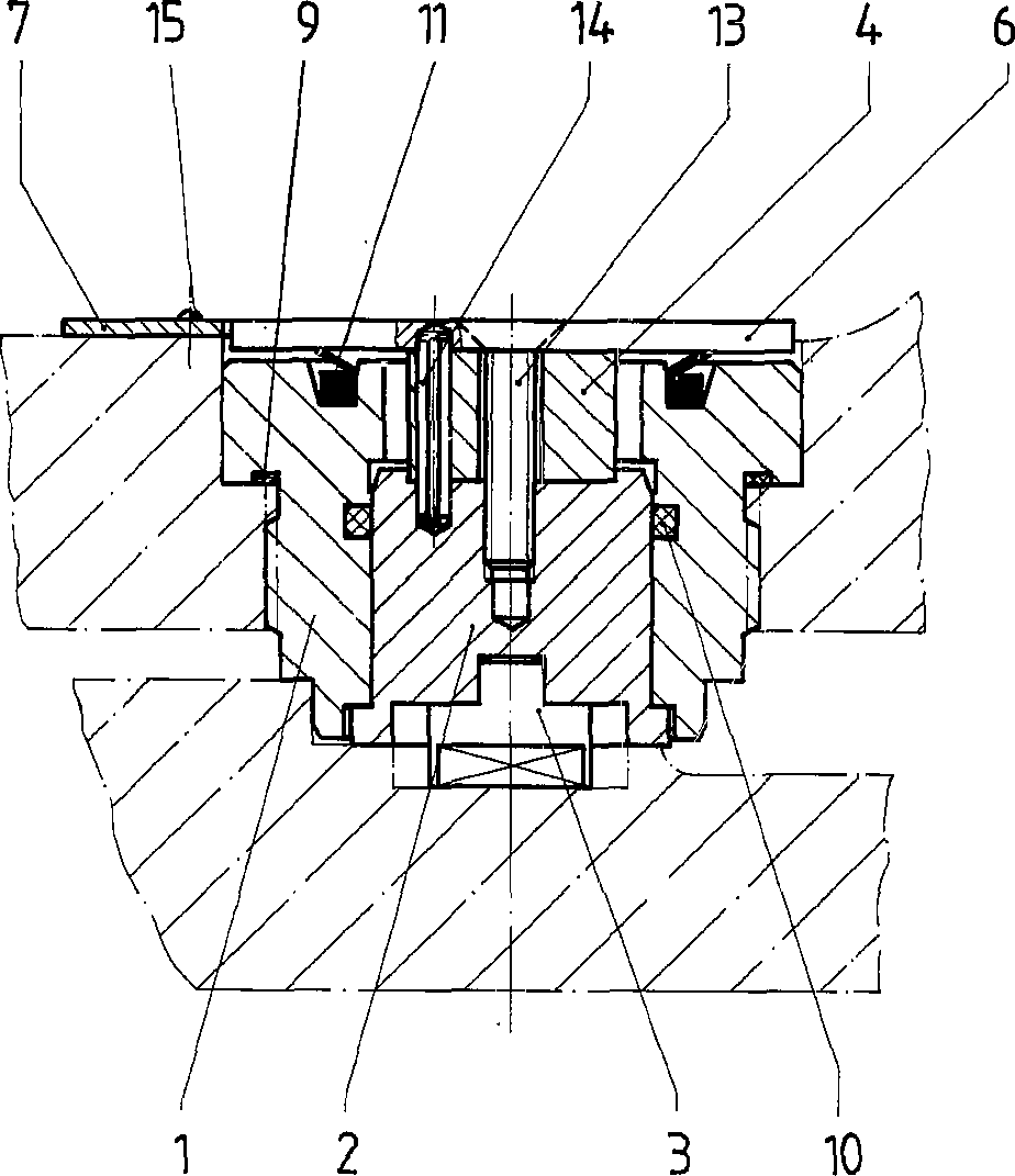 INDICATING DEVICE A4VS 500/750/22 -V — Drawing