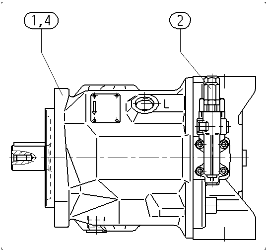 A A10V O 71 DRG /31R-PKC92N00 -SO 52 — Drawing