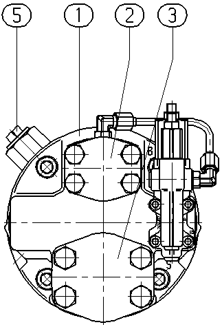 AL A10V O 45 DFR /31L-VUC11N00 -SO157 — Drawing