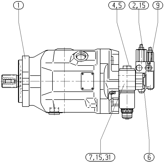 AP A10V O100 DFR1/31L-VSC11N00 -S2291 — Drawing