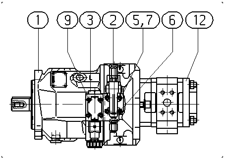 AA10VSO71DR/31R-PPA12X40-SO108 — Drawing