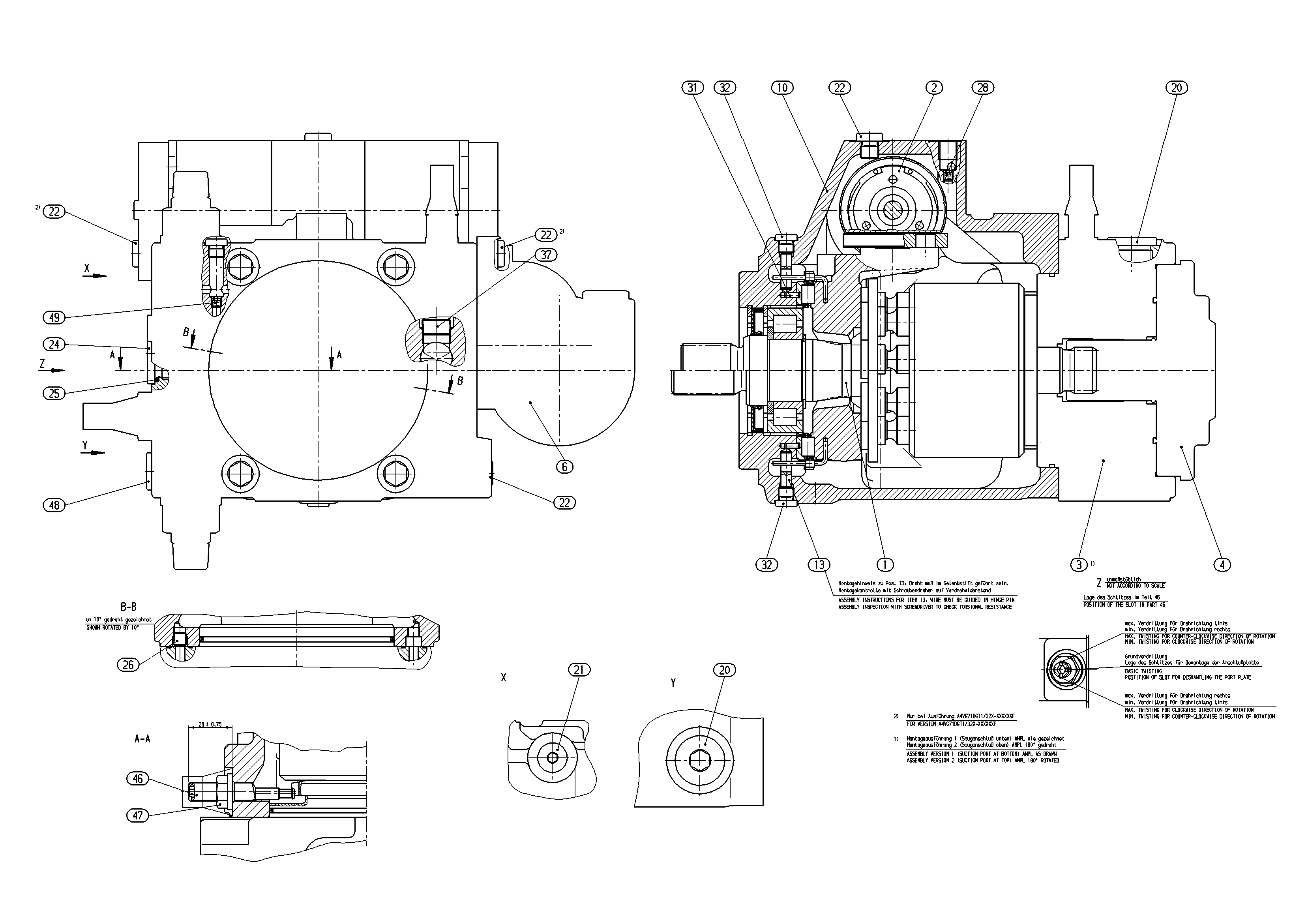 A4VG71DGDT1/32R-NZF02F001B — Drawing
