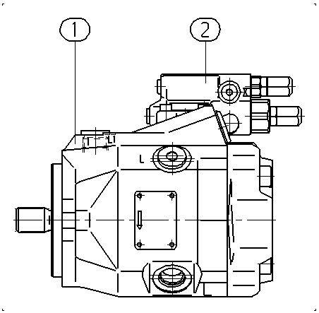 A A10V O 45 DR /52R-PUC11N00 -SO710 — Drawing