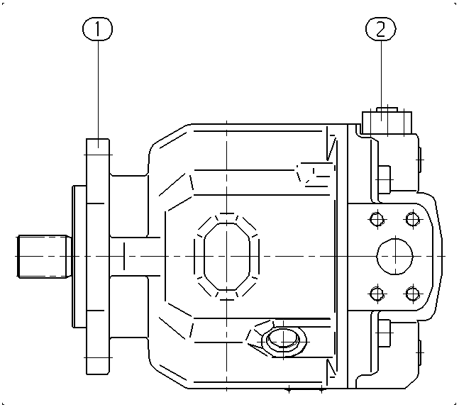 A A10V O100 DG /31L-VSC62N00 — Drawing