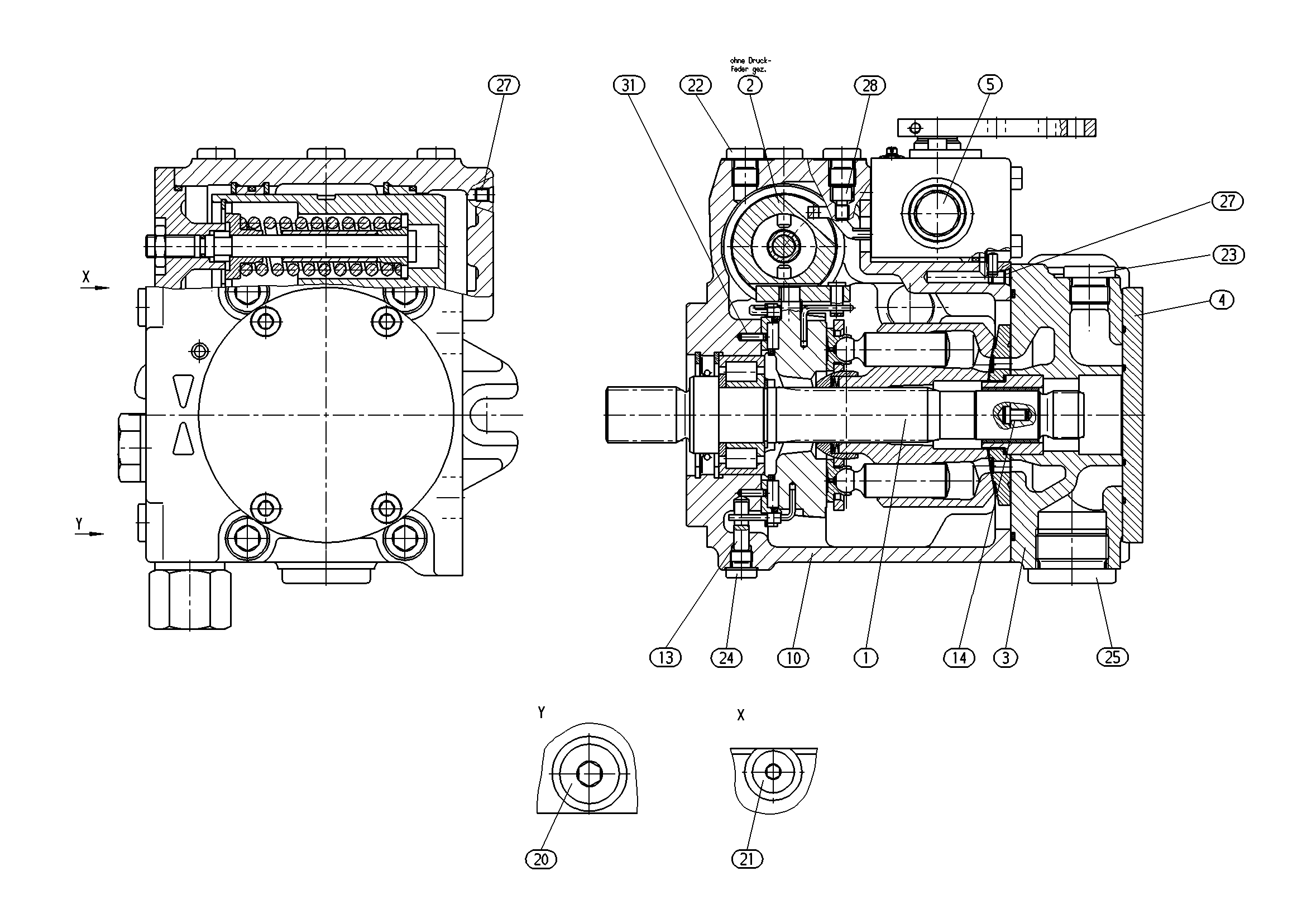 A11VG35HW1/12R-NSC10N002E — Drawing