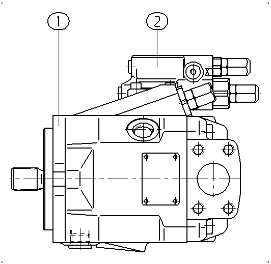 A A10V O 28 DFR /52R-PSC62N00 -SO 97 — Drawing